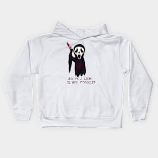 Ghostface Quote Kids Hoodie